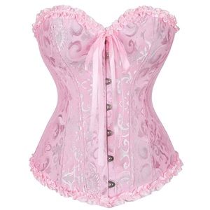 Lace up Back Sexy Floral Corset Lingerie
